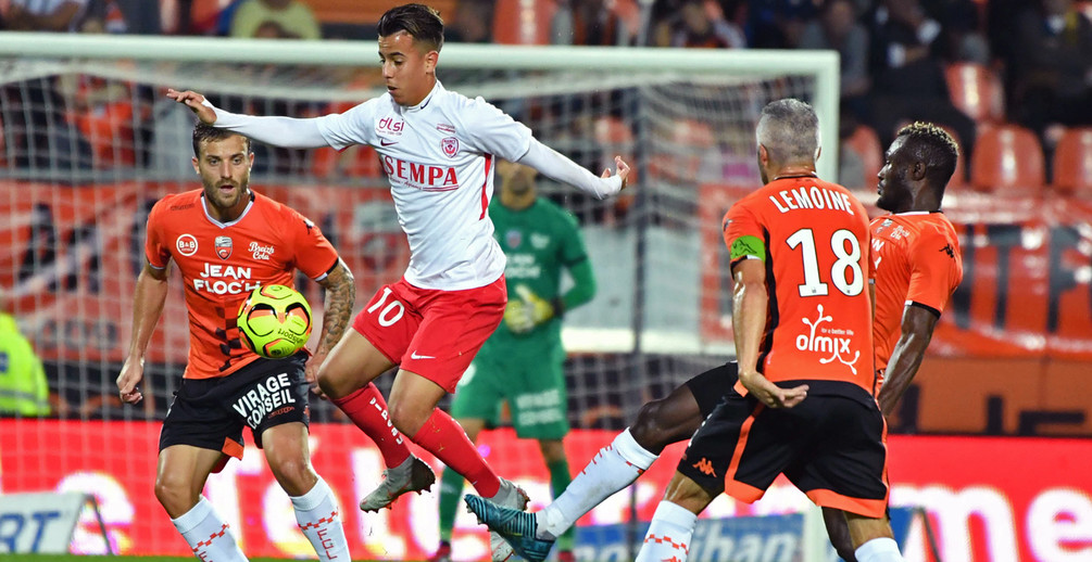 L’ASNL s’est compliquée la tâche en offrant les deux premiers buts aux Lorientais (photo B. Perrel / FCL).
