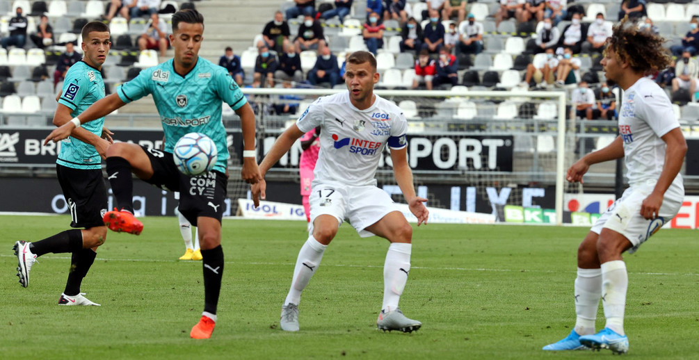 Face à un relégué de Ligue 1 Uber Eats, l’ASNL a fait jeu égal mais a manqué d’efficacité (photo Amiens SC).