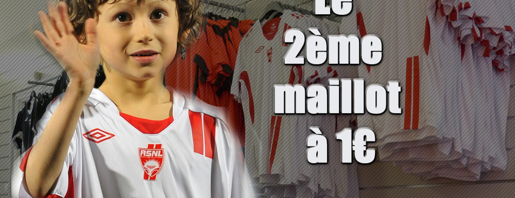 Le 2ème maillot à 1€