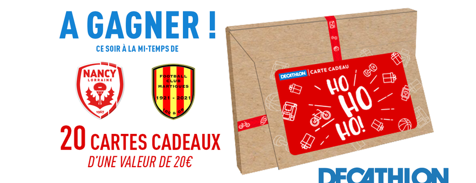 Des cartes cadeaux Décathlon