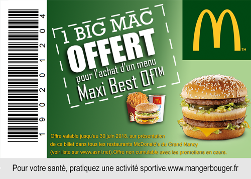 McDonald's offre un Big Mac